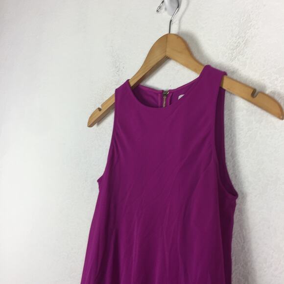 Ted Baker Locie Sheer Asymmetric Chiffon Overlay Mini Dress Small Cocktail Sheer - Picture 7 of 13